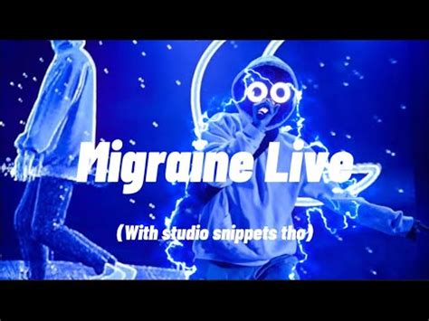 Migraine - BoyWithUke (live + studio snippets) - YouTube