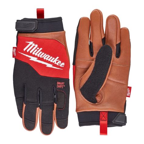 MILWAUKEE HYBRID LEATHER GLOVES