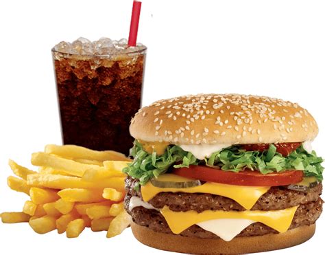 Burger and Potato Fries PNG – Free Download