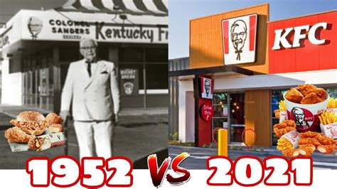 Evolution of KFC logo | 1952-2021 | *wow* - YouTube