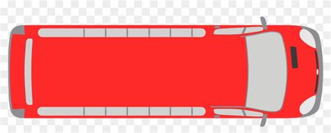 960 X 480 3 - Bus Top View Vector Clipart (#1629649) - PikPng