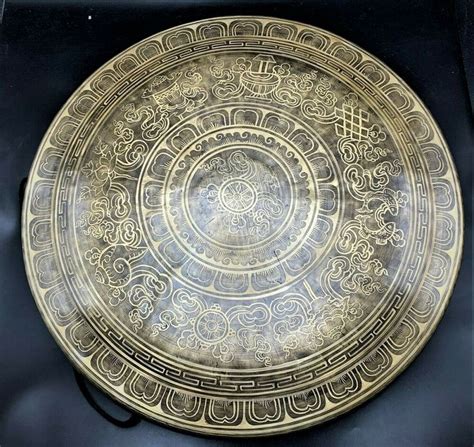 70 cm diameter handmade gong, meditation gong, sound gong from Nepal ...