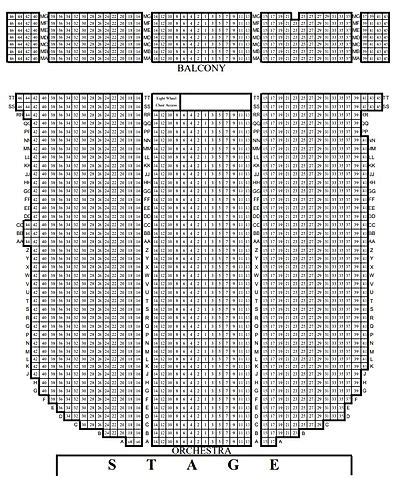 Seating chart & floorplans | Arlington Theatre