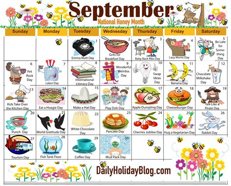 September Calendar Theme - Printable Word Searches