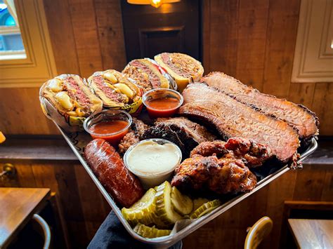 Massive Midwest meat feast barbecue platters