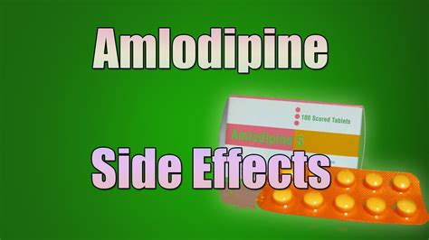 Amlodipine (norvasc) Side Effects - YouTube