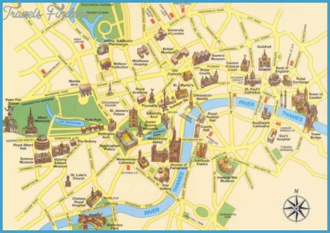 Glasgow Map Tourist Attractions - TravelsFinders.Com