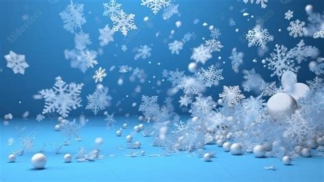 Snowy Holiday Ornament Festive 3d Snowfall Wallpaper For Christmas ...