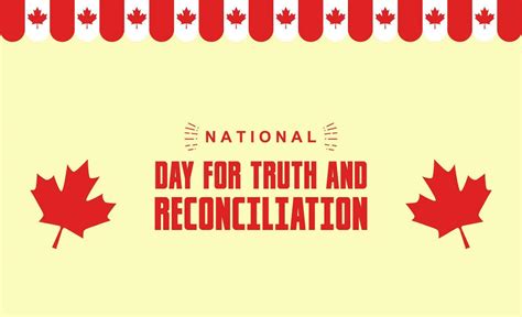 national day for truth and reconciliation 25789081 Vector Art at Vecteezy