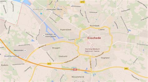 Map of Enschede - World Easy Guides