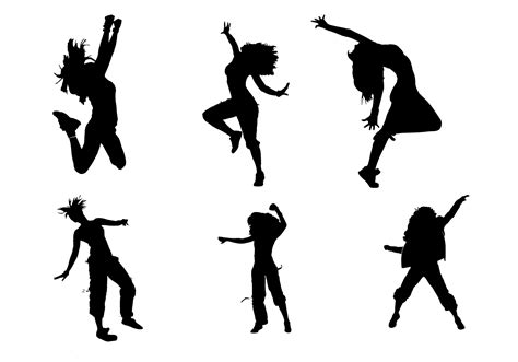 Zumba Silhouette Vectors 100482 Vector Art at Vecteezy