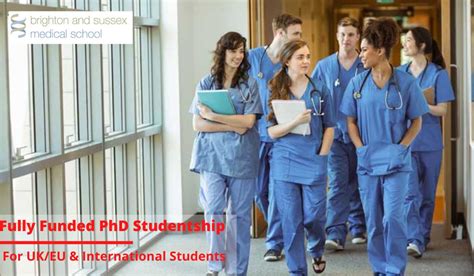 Fully funded PhD Studentship for International Students at Brighton and ...