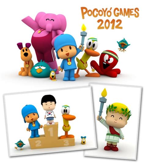 Pocoyó nos anima a participar en los Pocoyó Games 2012 y también estuvo ...