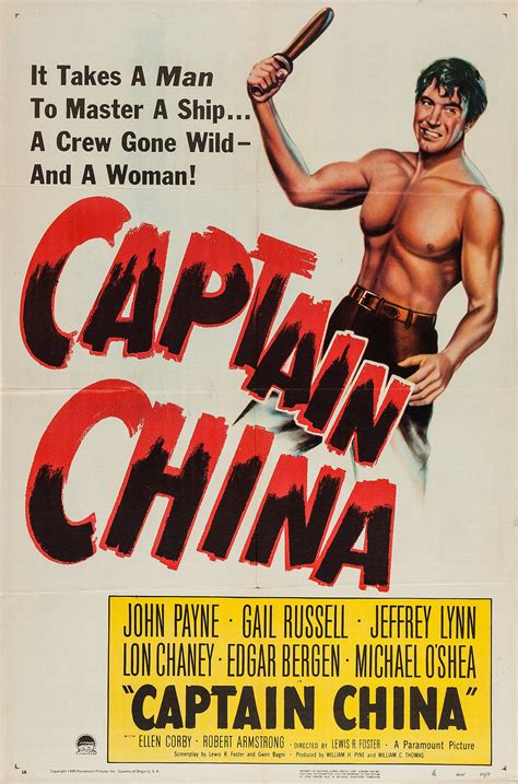 Captain China (#1 of 5): Mega Sized Movie Poster Image - IMP Awards