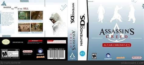 Assassin's Creed: Altair's Chronicles Nintendo DS Box Art Cover by malik