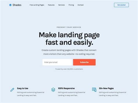 50 Landing Page Templates For All Websites