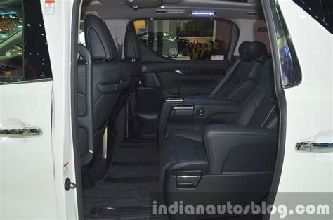 Toyota Vellfire interior at the 2015 Bangkok Motor Show