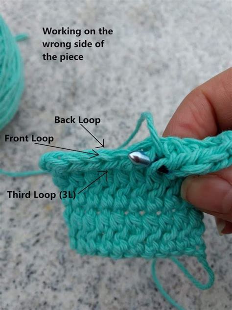 How to Crochet the Third Loop Half Double Crochet Stitch Tutorial