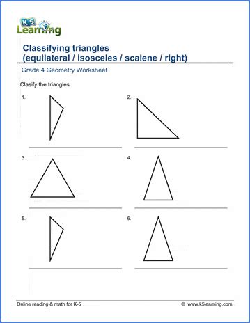 Grade 4 Geometry Worksheets - free & printable | K5 Learning