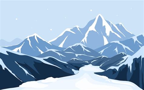 Snow mountain Vectors & Illustrations for Free Download | Freepik