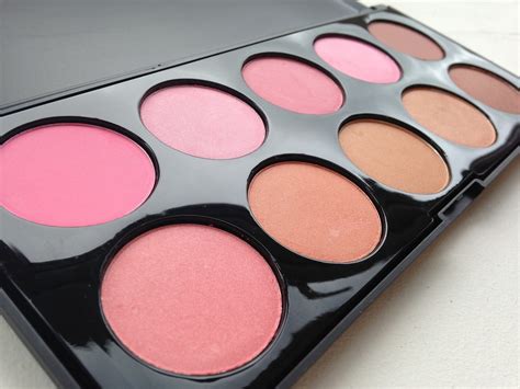 Crown Brush: Crownbrush 10 Blusher Palette with Blusher Application Tips!