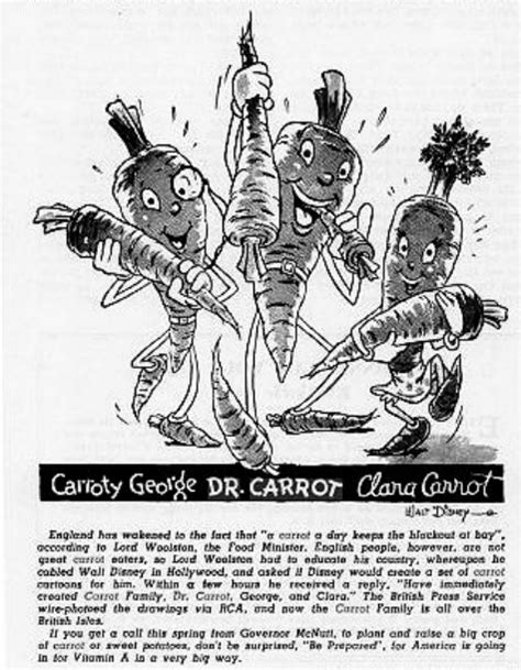 WWII Propaganda Popularized the Myth That Carrots Help See in Dark ...