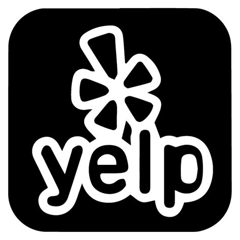 White Yelp Logo