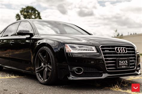 Black Audi A8 Gets More Luxurious Aftermarket Details — CARiD.com Gallery