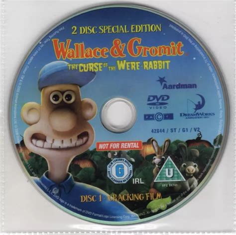 WALLACE AND GROMIT The Curse of the Were Rabbit DVD 2 Disc Set EUR 1,43 ...