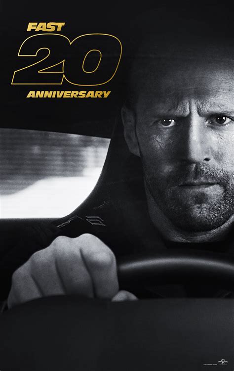 Fast 20 Poster - Jason Statham as Deckard Shaw - Fast and Furious Photo ...