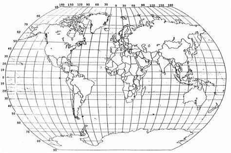 Map Of Earth Latitude Longitude Inspirational Lets Maps World Fill ...