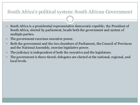 Politics of South Africa