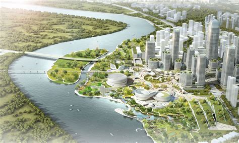 Master Plan Revealed for Binhai Eco City in Tianjin | ArchDaily