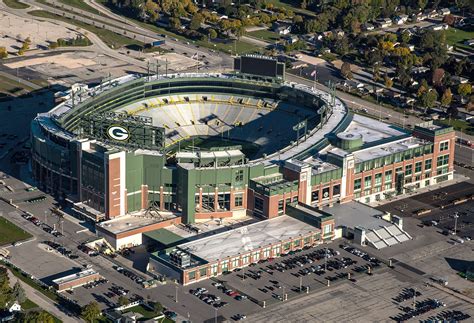 Aerial View of Lambeau Field | Miron Construction