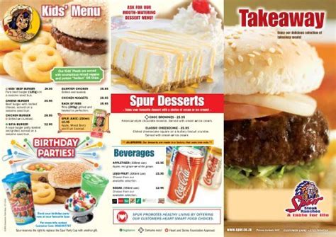 Take Aways - Spur Steak Ranches International