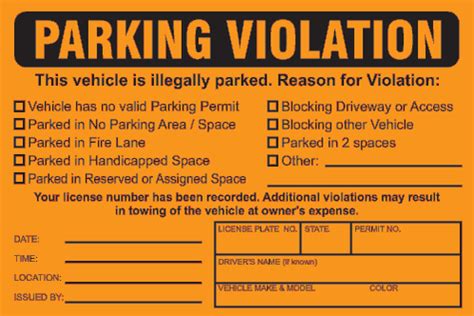 Custom Parking Violations & Tow Notices — THERMS - Security Incident ...