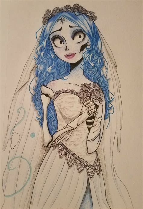 Corpse bride Emily fanart by Cosmicowl27 on DeviantArt