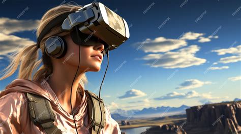 Premium AI Image | virtual reality gaming wallpaper