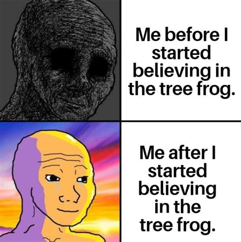 Another holy tree frog memes. : r/thetreefrogcult