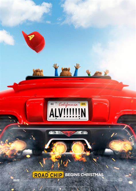 Alvin and the Chipmunks: The Road Chip (2015) Poster #1 - Trailer Addict