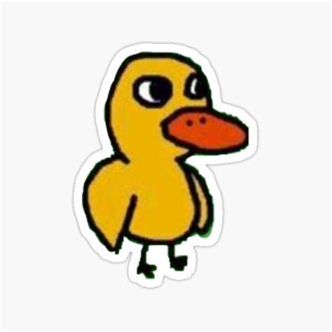 "duck walked up to a lemonade stand" Sticker for Sale by jackiec8 ...