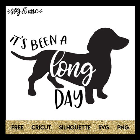 Dachshund Dog Life SVG PNG PDF and other files for Instant Download ...