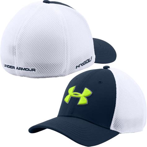 Under Armour 2016 Golf Mesh Stretch-Fit 2.0 Hat Structured Mens Golf ...