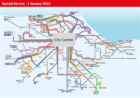 Festive Timetables for Edinburgh and the Lothians - Lothian Buses