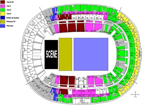 Stade de France Concert map - Map of Stade de France Concert (France)