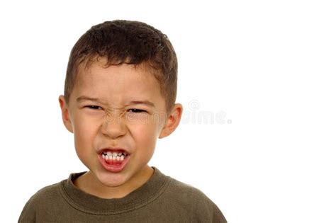 Kid With Angry Face, Five Years Stock Photos - Image: 3640643