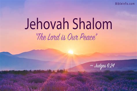 What does Jehovah Shalom mean?