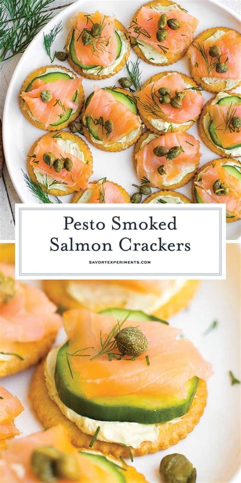 Smoked Salmon Crackers: No-Cook Smoked Salmon Appetizer