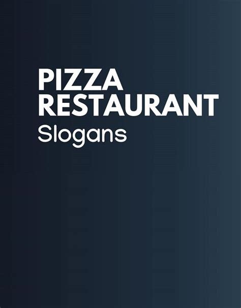 872+ Catchy Pizza Slogans and Taglines (Generator + Guide) | Pizza ...