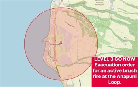 BREAKING: Maui Issues Level 3 Evacuation Order as New Brush Fire Breaks ...